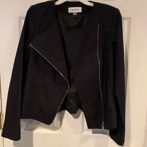 NWT Calvin Klein asymmetrical blazer